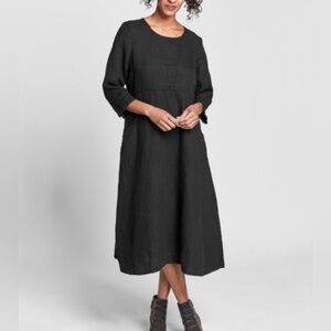 FLAX Dashing Dress 100% Linen Size Large SOLD OUT ONLINE!